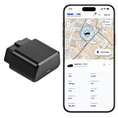 B&Q -  Obd Gps Vehicle Tracker Real-Time Tracking Engine Diagnostics X24