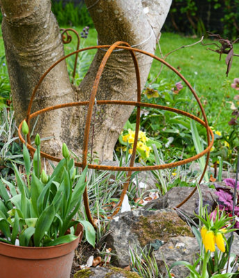 Savage Works Dark Rusty Garden Sphere Ornaments - Large - Image 3