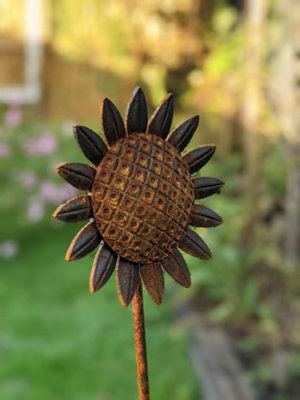 Rackhams Orange Sunflower Stake - Image 3