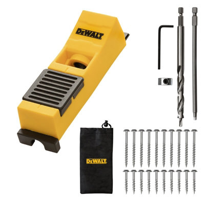 B&Q -  Single Pocket Hole Jig Angled Hole Drilling Guide + Screws Bag Dxpj001E