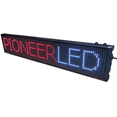 Creative Furniture Programmable Led Scrolling Sign P10 99X19Cm Indoor from B&Q