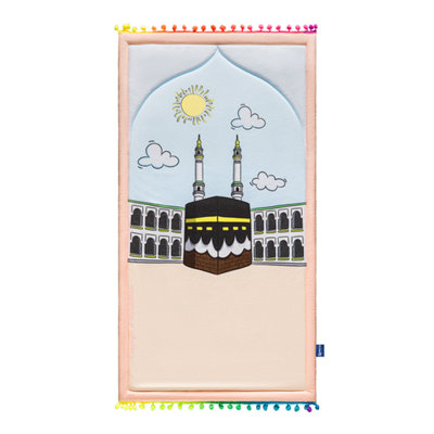 My Salah Mat Prayer RugThick Padded Sajadah For Toddlers And KidsSoft Islamic Mat For Eid And Ramadan (Midday In Mecca) from B&Q