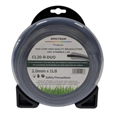 Spectrum Cl20-R-Duo 2mm Round Strimmer Line from B&Q