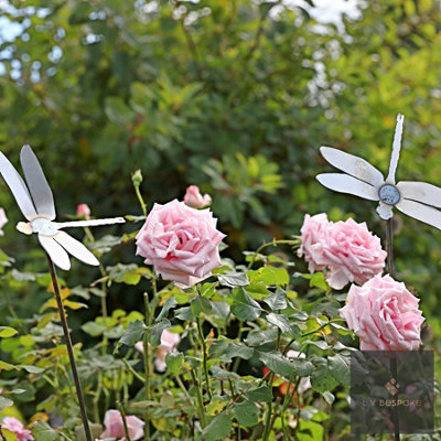 LV Bespoke Swaying Dragonflies Decorative Garden Stakes. from B&Q