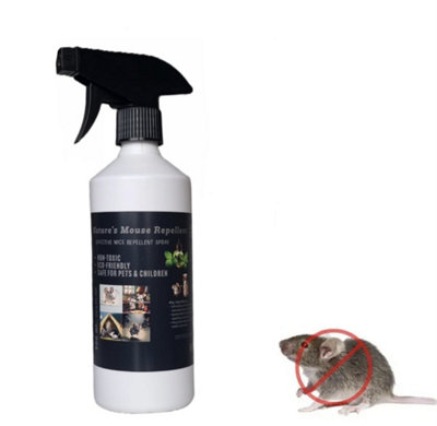 BATUUTAH 500Ml Rat & Mouse Repellent SprayNatural Indoor & Outdoor Deterrent from B&Q