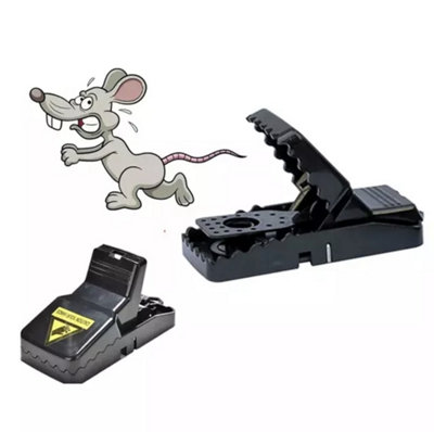 BATUUTAH Big Size 2 Pack 14Cm Rat Traps With Instant Kill Mechanism For Rodent Control from B&Q