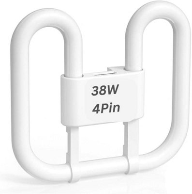 2D Square Gr10Q 38W 4-Pin 835 Warm White Compact  Lamp Unbranded from B&Q