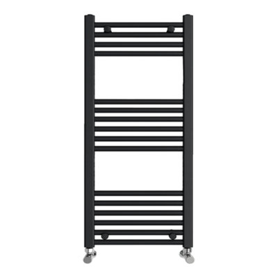 ARKO BATHROOM Arko Towel RadiatorHeated Towel Rails,wall Mounted Ladder Radiators 600X1000mm Black from B&Q