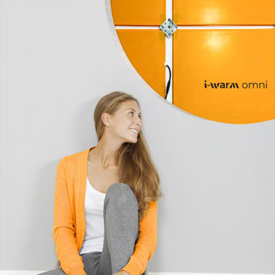 B&Q -  Omni 150W Infrared Wall & Ceiling Heating 78X78Cm