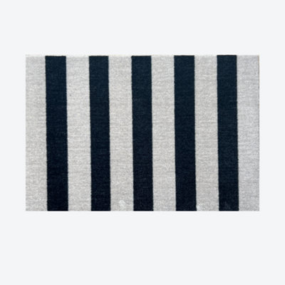  - Standard Beige & Grey Washable Doormat