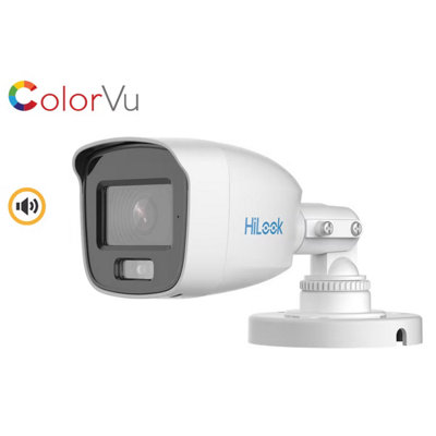 Hilook By Hikvision Hikvision Hilook B129-Ms 2Mp Tvi Colorvu Bullet Camera With Built-In Mic 2.8mm from B&Q