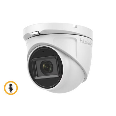 Hilook By Hikvision Hikvision Hilook T150-Ms 5Mp Tvi Mini Turret Camera With Built-In Mic 2.8mm from B&Q