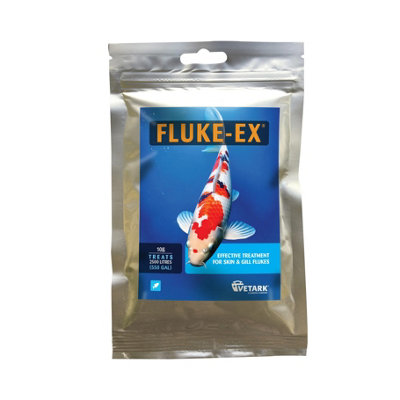 Vetark Fluke-Ex 10G Skin Gill Fish Lice Parasite Treatment from B&Q