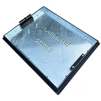 Clark Drain T11G3 600mm X 450mm X 46mm Recessed Screeding Manhole Cover Overall Size: 740mm X 590mm X 58mm from B&Q
