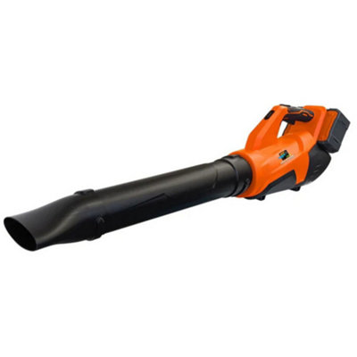 B&Q -  40V Cordless Leaf Blower With Battery And Charger 900W Variable Speed GardenPatio And Driveway Cleaner