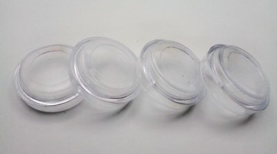  - Castor Cups- Small  Clear Rigid Furniture / Floor Protectors- Pack Of 4