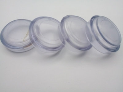  - Castor Cups- Small  Clear Pvc Flexible  Furniture/ Floor Protector- Pack Of 4