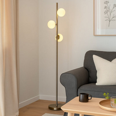 Pagazzi Lighting Light Pagazzi Ing Pagazzi Lior 3- Antique Brass Floor Lamp