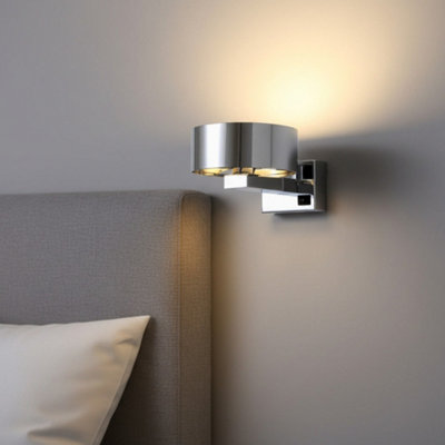 Ultra Beam Lighting Ultrabeam Chrome Interior Led Wall Light With Switch 6 Watt 3000K Warm White Led from B&Q
