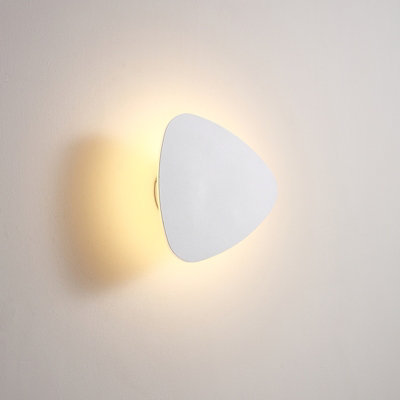 Ultra Beam Lighting Ultrabeam Triangular White Bathroom Wall Light Ip65 Rated 6 Watt 3000K Warm White Led from B&Q