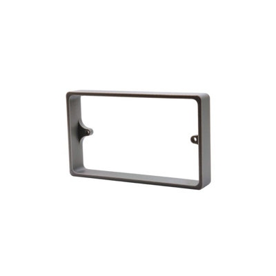 B&Q -  Grey 20mm 2-Gang Socket Spacer