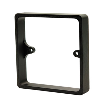 B&Q -  Black 15mm 1-Gang Socket Spacer