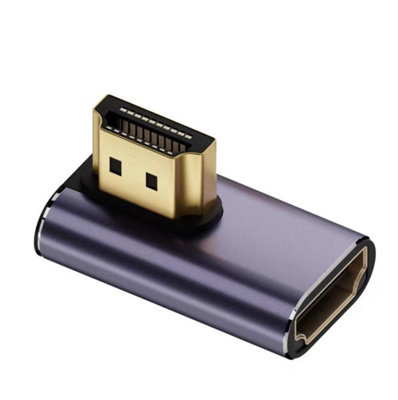Alchemy Collectives Compact Right Angle Hdmi 2.1 Adapter90 Degree Left Angle Male To Female8K 120Hz Compatible from B&Q