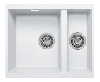 Harlyn Sennen White Bowl And A Half Granite Sink