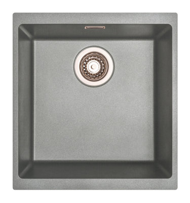 Harlyn Sennen Grey Undermount Or Inset Granite Sink