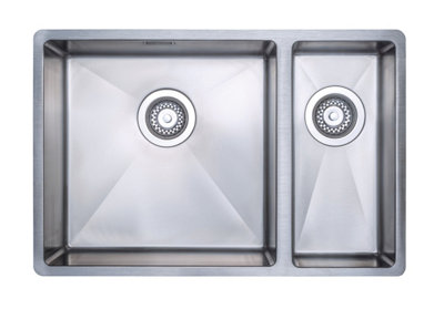 Harlyn Carbis 150 Stainless Steel Undermount Kitchen Sink1.5 Right Hand Bowl