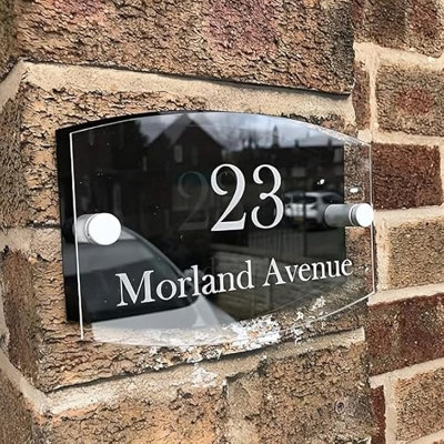 One Of A Kind Design Uk Personalised House Sign 3mm  190X127mm from B&Q