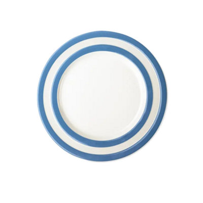 Dinner Plate: 1 X 28Cm Cornishware Blue Main PlateCeramic from B&Q