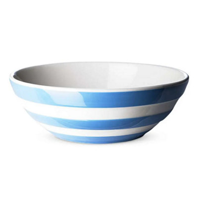 Breakfast Bowl: 17Cm Cornishware Blue Cereal BowlCeramic from B&Q