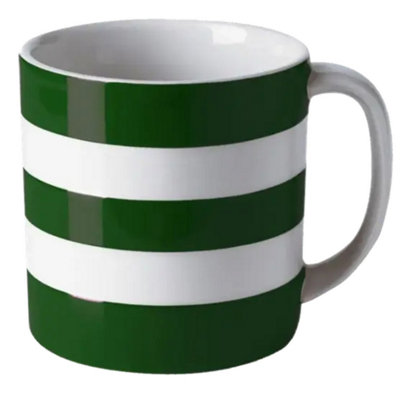 Mug: 1 X 420Ml / 15Oz Mug Cornishware Adder GreenCeramic from B&Q