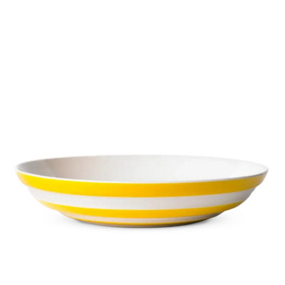 Pasta Bowl: 1 X 24Cm Pasta Bowl Cornishware YellowCeramic from B&Q