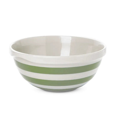 Mixing Bowl: 25Cm Cornishware Willow Green from B&Q