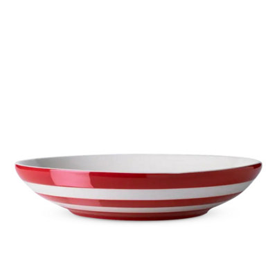 Pasta Bowl: 24Cm Pasta Bowl Cornishware RedCeramic from B&Q