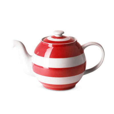 Tea Pot: 4 Cup Betty Teapot Cornishware Red from B&Q