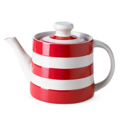 Tea Pot: 4 Cup Classic Teapot Cornishware Red from B&Q