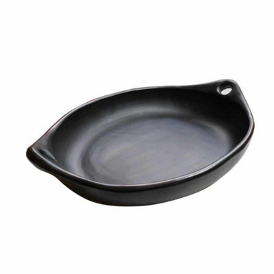 Saute Dish: 0.6 Litre Tierra Negra Oval Saute DishFired Clay from B&Q