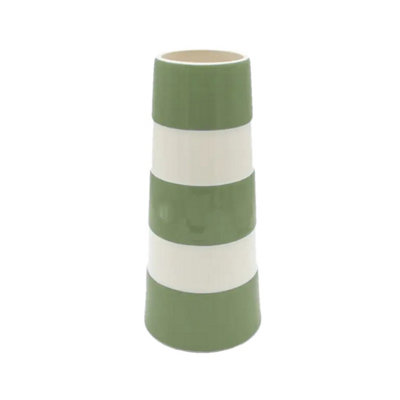 Vase: Cornishware Tall Lighthouse VaseWillow Green from B&Q