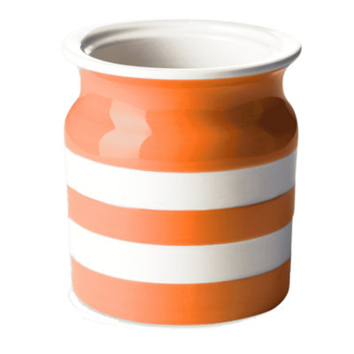 Utensil Jar: Utensil Jar Cornishware OrangeCeramic from B&Q