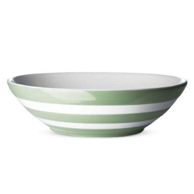Salad / Serving Bowl: 31Cm Cornishware Serving BowlWillow Green from B&Q