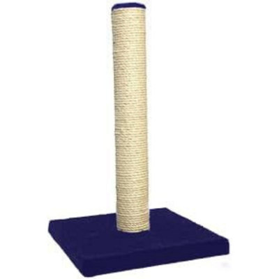 Superpetstoreuk247 Extra Tall 64Cm Cat Scratcher Post Durable Sisal With Stable Base For Kittens And Adult Indoor Cats Blue Colour from B&Q