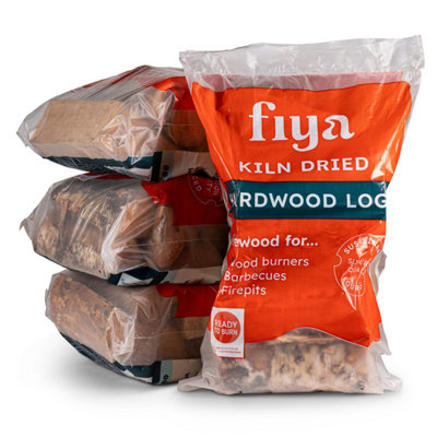 8 X Fiya Hardwood Log Midi Bags from B&Q