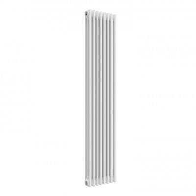 B&Q -  Ethiant  Traditional 3 Column Vertical Radiators 1800 Height X 245 Width 5 Section White