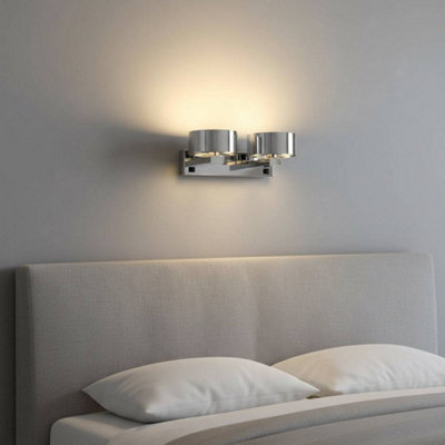 Ultra Beam Lighting Ultrabeam 12 Watt Led Chrome Wall Mounted Over Bed Reading Light from B&Q