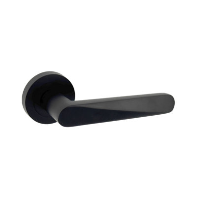 AXS Hardware Axs Detroit Door Handles On RosePairBlack from B&Q