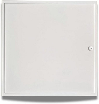 White Metal Access Panel 300mm X 300mm from B&Q