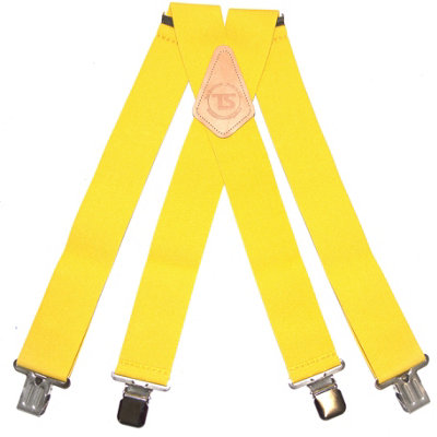 Ts Men's Heavy Duty Yellow Trouser Work Braces from B&Q
